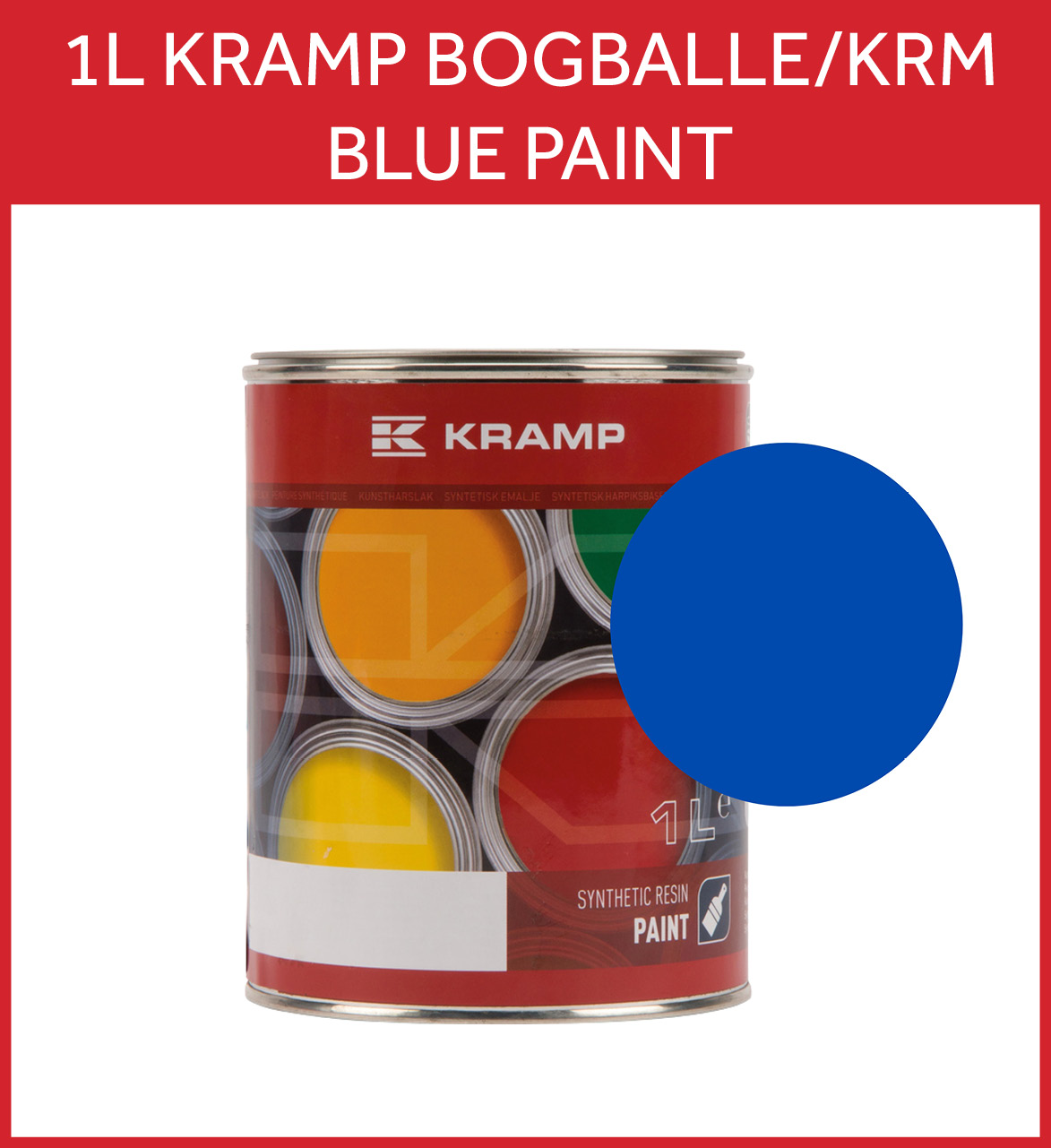 Flat paint brush